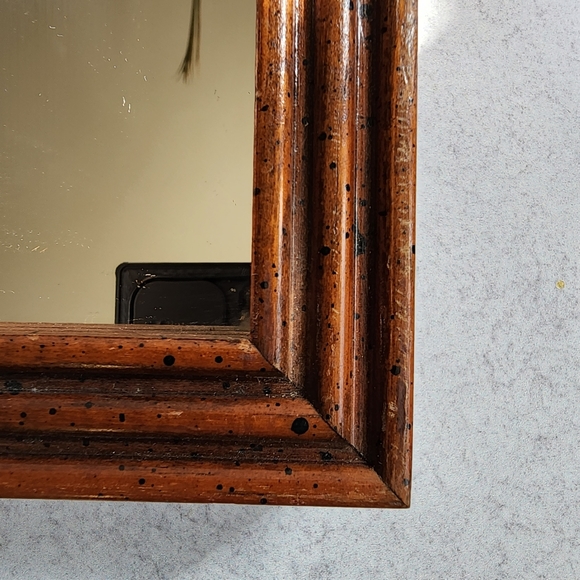 Vtg Wood mirror - Picture 13 of 13